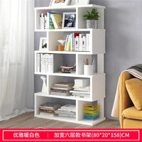 HKM-512595 Modern Wooden Bookcase Display Shelf Storage Unit with Multiple Designs