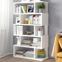 HKM-512595 Modern Wooden Bookcase Display Shelf Storage Unit with Multiple Designs