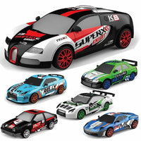 HKM-512723 1/24 Scale High Speed Remote Control Drift Car with Rechargeable Battery and LED Lights