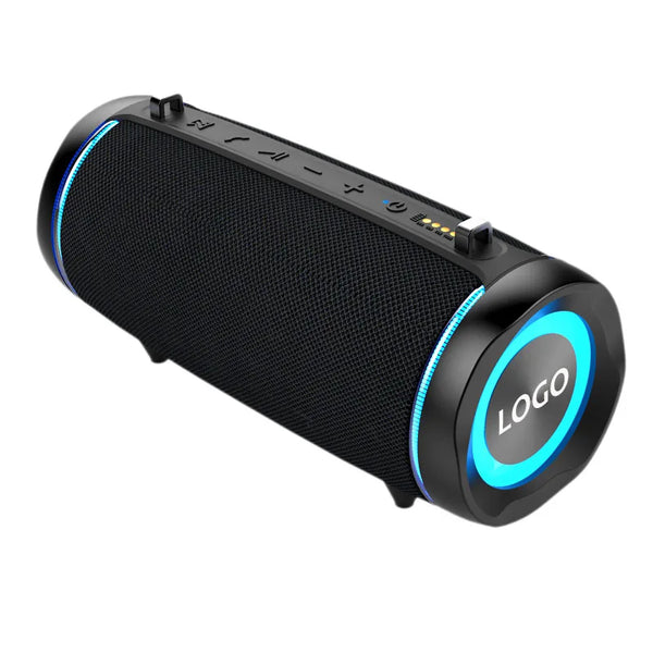 HKM-512723 Portable Wireless Outdoor Subwoofer Sound Bar with Dual Heavy Bass Radiators and IPX7 Waterproofing