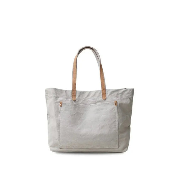 HKM-512787 Large Capacity Canvas Tote Bag for Women - Casual Shoulder Handbag
