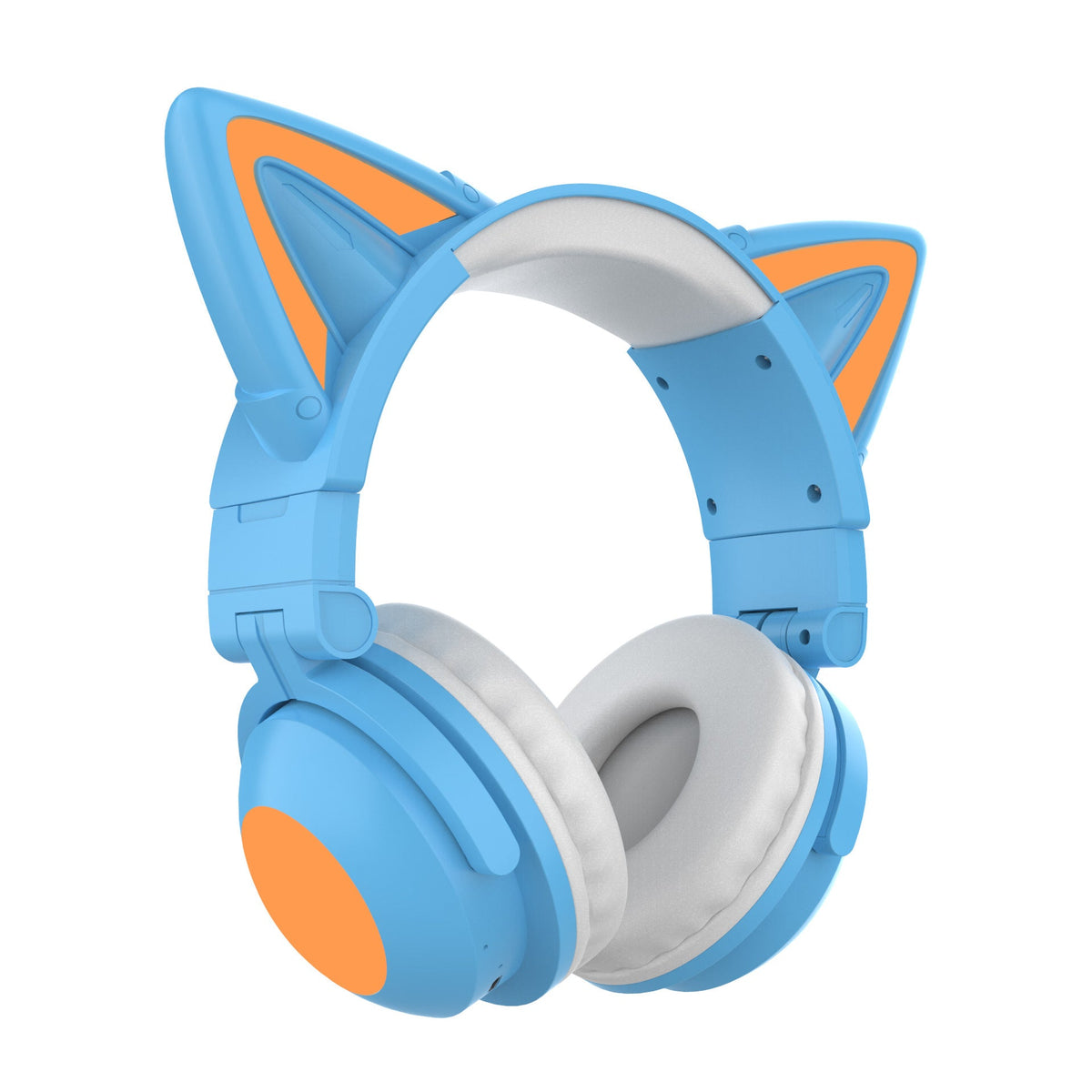 HKM-512787 Luminous Cat Ear Bluetooth Headset with Stereo Sound and Voice Control