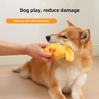 HKM-5127997 Plush Animal Shape Squeaky Toy for Dogs – Bite Resistant PP Cotton Toy for Small and Large Dogs