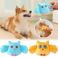 HKM-5127997 Plush Animal Shape Squeaky Toy for Dogs – Bite Resistant PP Cotton Toy for Small and Large Dogs
