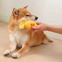 HKM-5127997 Plush Animal Shape Squeaky Toy for Dogs – Bite Resistant PP Cotton Toy for Small and Large Dogs