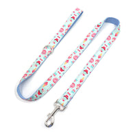 HKM-5128125 Macaron Pet Collar and Leash Set with Cute Bow ¨C Adjustable Sizes Available