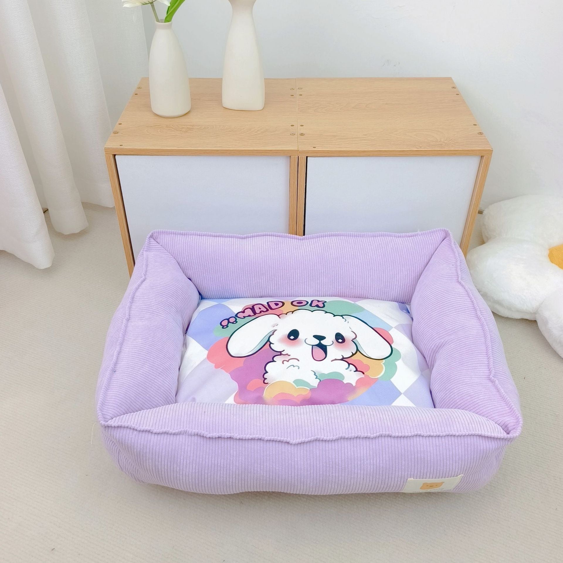 HKM-5128381 Pet Winter Cotton Universal Nest for Dogs and Cats - Soft and Cozy Bed in Multiple Colors