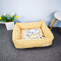 HKM-5128381 Pet Winter Cotton Universal Nest for Dogs and Cats - Soft and Cozy Bed in Multiple Colors