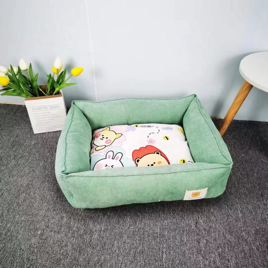 HKM-5128381 Pet Winter Cotton Universal Nest for Dogs and Cats - Soft and Cozy Bed in Multiple Colors
