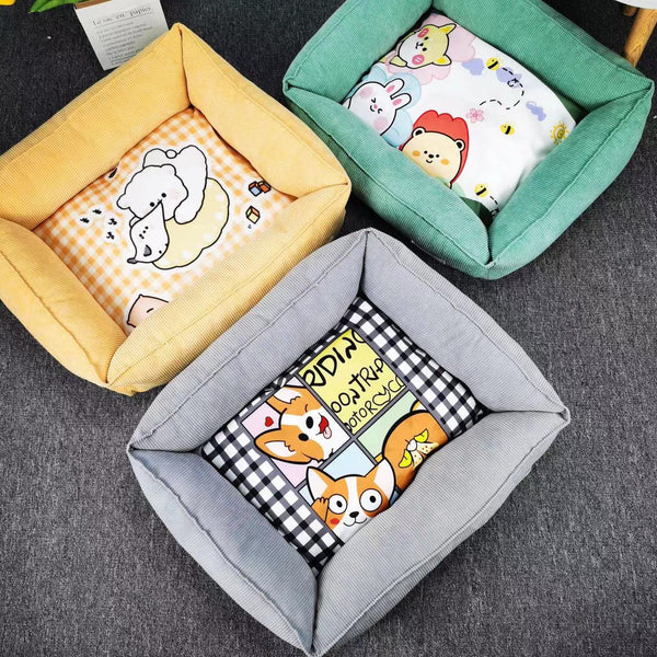 HKM-5128381 Pet Winter Cotton Universal Nest for Dogs and Cats - Soft and Cozy Bed in Multiple Colors