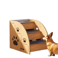 HKM-5129149 Small Dog Anti-Skid Wear-Resistant Pet Stairs for Easy Climbing - Available in 30cm, 35cm, and 40cm Heights