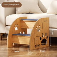 HKM-5129149 Small Dog Anti-Skid Wear-Resistant Pet Stairs for Easy Climbing - Available in 30cm, 35cm, and 40cm Heights