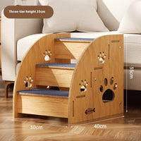 HKM-5129149 Small Dog Anti-Skid Wear-Resistant Pet Stairs for Easy Climbing - Available in 30cm, 35cm, and 40cm Heights