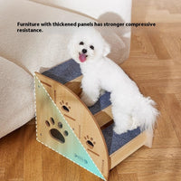 HKM-5129149 Small Dog Anti-Skid Wear-Resistant Pet Stairs for Easy Climbing - Available in 30cm, 35cm, and 40cm Heights