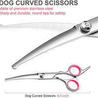 HKM-5129917 Stainless Steel Pet Scissors with Comb for Dog Grooming