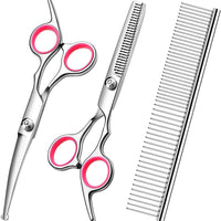 HKM-5129917 Stainless Steel Pet Scissors with Comb for Dog Grooming