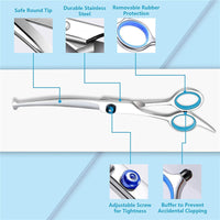 HKM-5129917 Stainless Steel Pet Scissors with Comb for Dog Grooming