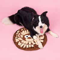 HKM-5131581 Interactive Snuffle Mat for Dogs and Cats, Polar Fleece Feeding Puzzle Toy, 50 x 50cm