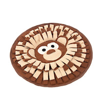 HKM-5131581 Interactive Snuffle Mat for Dogs and Cats, Polar Fleece Feeding Puzzle Toy, 50 x 50cm