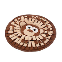 HKM-5131581 Interactive Snuffle Mat for Dogs and Cats, Polar Fleece Feeding Puzzle Toy, 50 x 50cm