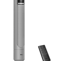 HKM-5131603 Tower Fan, 90° Oscillating, 4 Speeds, 3 Modes, 28dB Quiet, 26ft/s Air Velocity, 8H Timer, Remote Control, Black