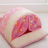 HKM-5132349 Cartoon Removable Pet Kennel ¨C Medium and Large Sizes Available in Pink, Brown, and White