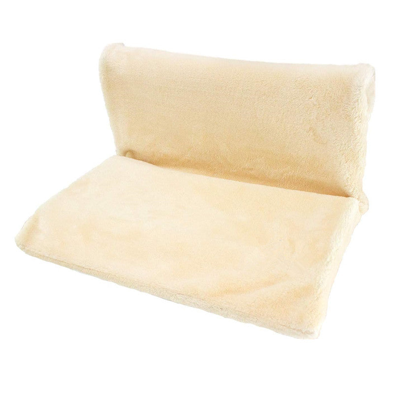 HKM-5132733 Plush L-Shaped Cat Hammock Nest in Various Colors and Materials