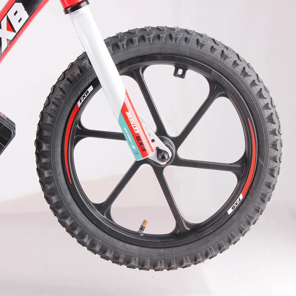 HKM-513299 250W 36V Electric Balance Bike for Kids - Aluminum Alloy Frame, 16" Wheels, Disc Brakes, Integrated Battery