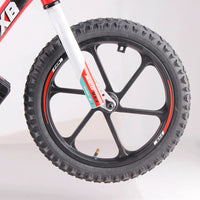 HKM-513299 250W 36V Electric Balance Bike for Kids - Aluminum Alloy Frame, 16" Wheels, Disc Brakes, Integrated Battery