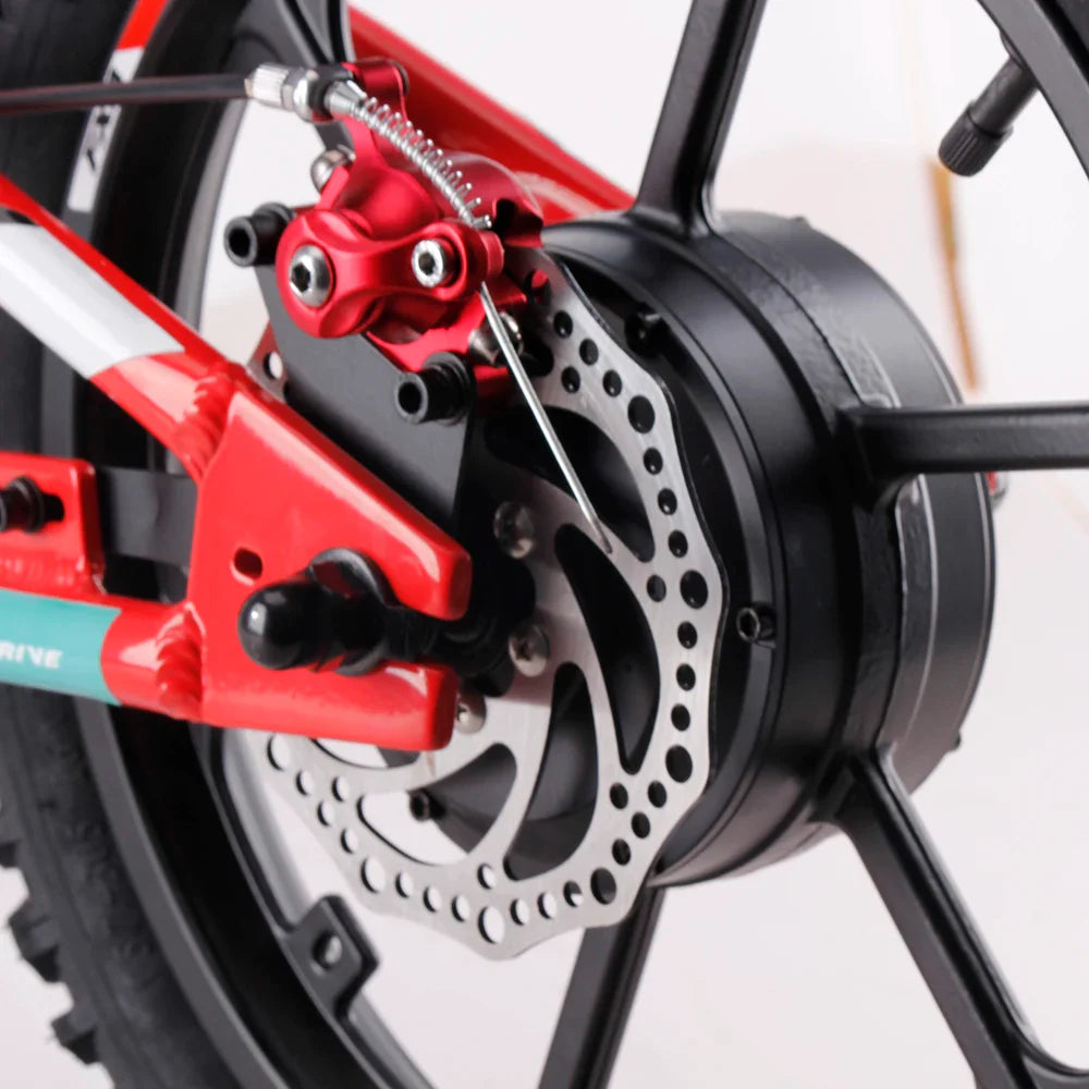 HKM-513299 250W 36V Electric Balance Bike for Kids - Aluminum Alloy Frame, 16" Wheels, Disc Brakes, Integrated Battery