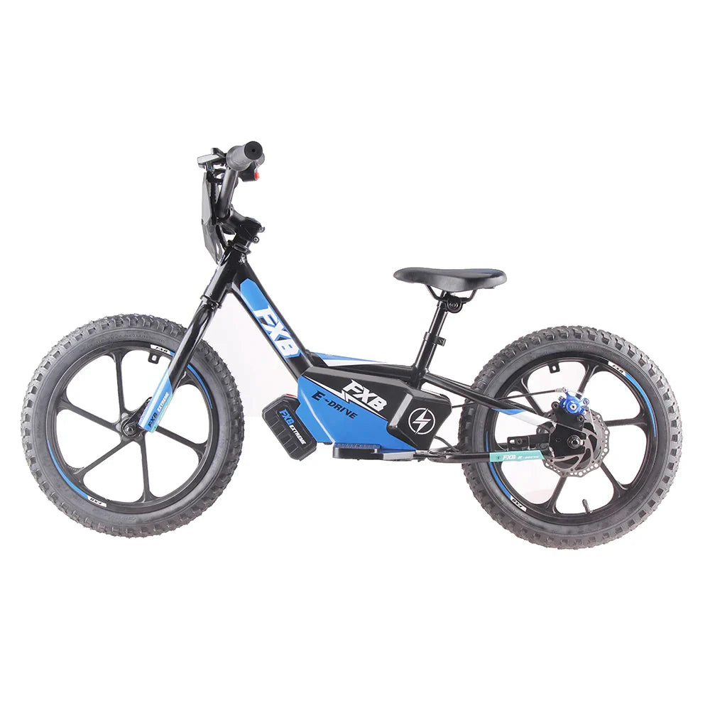 HKM-513299 250W 36V Electric Balance Bike for Kids - Aluminum Alloy Frame, 16" Wheels, Disc Brakes, Integrated Battery