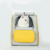 HKM-5136317 Multifunctional Portable Pet Backpack - Breathable Cat Carrier for Travel and Training