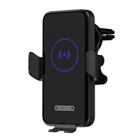 HKM-513747 15W Wireless Car Charger with Auto Clamping Phone Mount for Qi-Compatible Devices