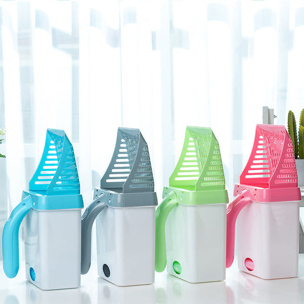 HKM-5137853 Detachable Pet Toilet Scoop with Bucket - Plastic, 30cm, Multiple Colors