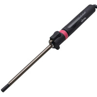 HKM-514003 360-Degree Rotating Electric Curling Iron with 5 Temperature Settings and Ceramic Coating