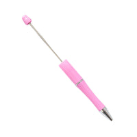 HKM-514003 Personalised Plastic Beaded Ballpoint Pens with Black Ink for Stationery and Office Use
