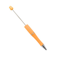 HKM-514003 Personalised Plastic Beaded Ballpoint Pens with Black Ink for Stationery and Office Use