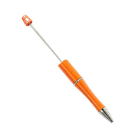 HKM-514003 Personalised Plastic Beaded Ballpoint Pens with Black Ink for Stationery and Office Use