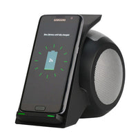 HKM-514067 High-Power Wireless Charging Bluetooth Speaker with NFC Connection and Surround Sound