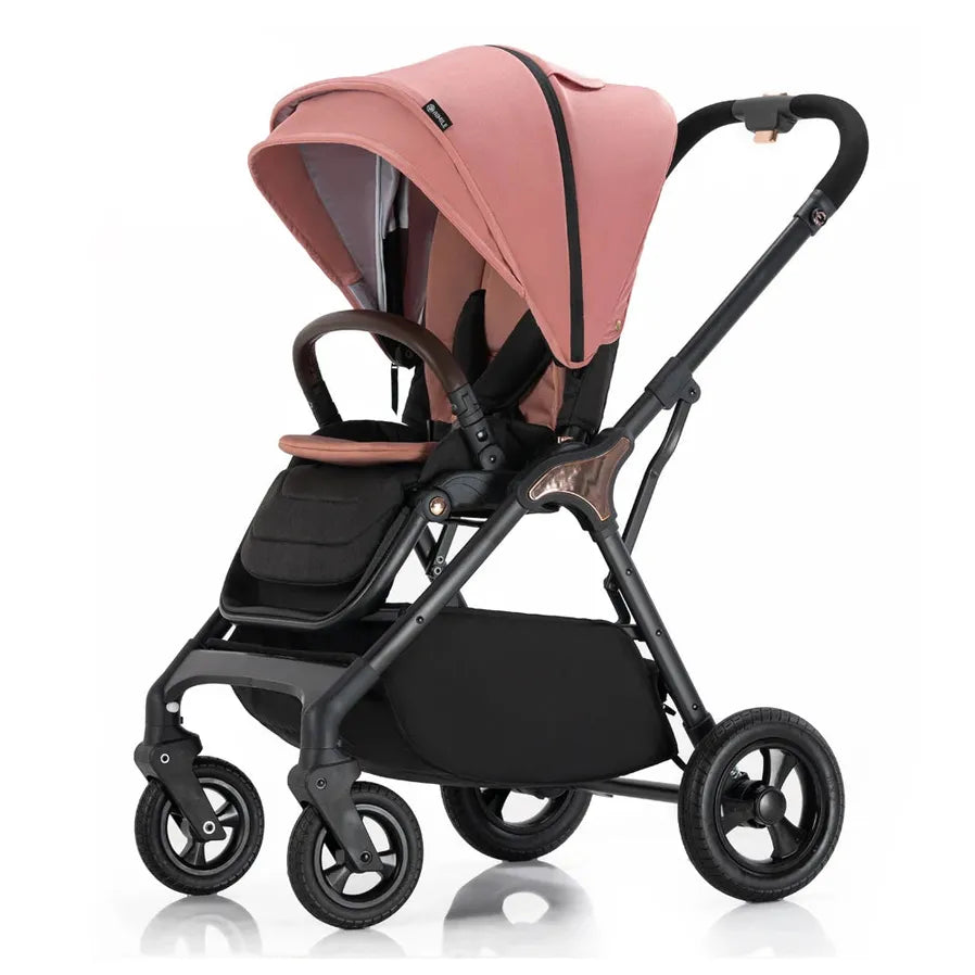 HKM-514067 Versatile Baby Stroller with Large Rubber Wheels for Comfortable Use in Restaurants
