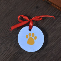 HKM-5141309 Pet Paw Print Ink Pad Set for Cats and Dogs - Includes 2 Ink Pads, Mold, Ribbon, and Text Printing Plate