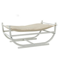 HKM-5141437 Iron Cat Hammock Pet Sofa Bed - Milk Tea, Chocolate, or Color Options with Replacement Mat