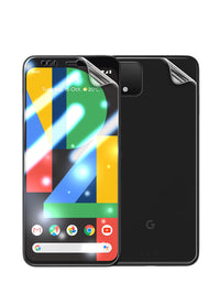 HKM-514259 Google Pixel 4XL / 4A Hydrogel Screen Protector Set - Super Clear & Anti-Fingerprint Membranes