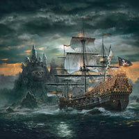 HKM-514323 Custom 1000 Piece Jigsaw Puzzle Featuring Famous Painting Scenery for Educational Decompression Activities
