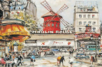 HKM-514323 Custom 1000 Piece Jigsaw Puzzle Featuring Famous Painting Scenery for Educational Decompression Activities