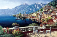 HKM-514323 Custom 1000 Piece Jigsaw Puzzle Featuring Famous Painting Scenery for Educational Decompression Activities