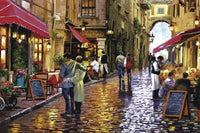 HKM-514323 Custom 1000 Piece Jigsaw Puzzle Featuring Famous Painting Scenery for Educational Decompression Activities