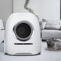 HKM-514323 Smart Self-Cleaning Cat Litter Box with WiFi Control and App Access, Eco-friendly Design