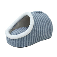 HKM-5143869 Cozy Macaron Cat Nest - Thickened Three-Dimensional Double-Piece Bed for Autumn and Winter Comfort