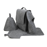 HKM-514451 Insulated Felt Sauna Hat Set for Optimal Comfort in Sauna Rooms